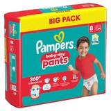 Artikelbild 1 für Pampers® Windeln baby-dry™ BIG PACK Größe Gr.8 (17+ kg) für Kids und Teens, 34 St., Artikelnummer 585352