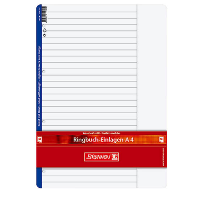 Artikelbild 3 für BRUNNEN Ringbucheinlagen A4 liniert, 50 Blätter, Artikelnummer 706432