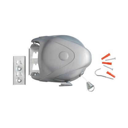 Artikelbild für WENKO Wäscheleine ausziehbar Jumbo grau, weiß, Artikelnummer 531572