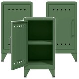 Artikelbild 1 für AKTION: 3 BISLEY Stahlschränke Fern Mini FERMINLH623P3 olivgrün 38,0 x 40,0 x 72,5 cm, aufgebaut, Artikelnummer 145249