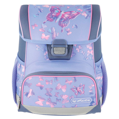 Artikelbild 2 für herlitz Schulranzen-Set Loop Plus Butterfly Paradise Kunstfaser lila, Artikelnummer 271373