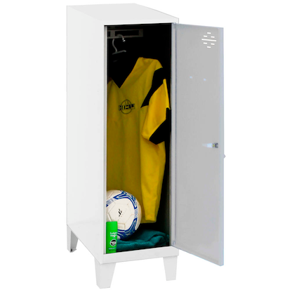 Artikelbild für Simonrack Spind SIMONLOCKER DISM weiß, grau 8425437120442, 1 Schließfach 30,0 x 50,0 x 101,5 cm, Artikelnummer 356317