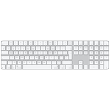 Artikelbild 1 für Apple Magic Keyboard (2024) mit Ziffernblock und Touch ID Tastatur kabellos silber, weiß, Artikelnummer 481982