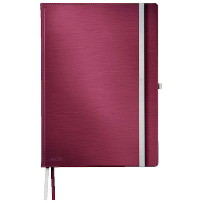 Artikelbild 3 für 2 + 1 GRATIS: 2 LEITZ Notizbuch Style DIN A4 liniert, granat rot Hardcover 160 Seiten + GRATIS 1 St., Artikelnummer 720676