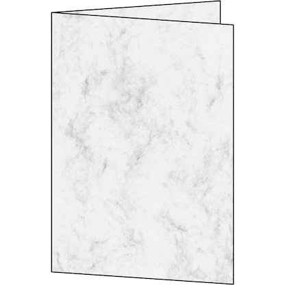 Artikelbild 4 für 25 SIGEL Faltkarten Marmor DIN A5 grau, Artikelnummer 248054