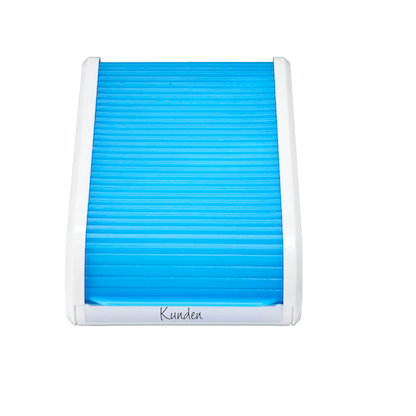 Artikelbild 3 für helit Visitenkartenbox weiß/hellblau, für bis zu 300 Visitenkarten, Artikelnummer 451757