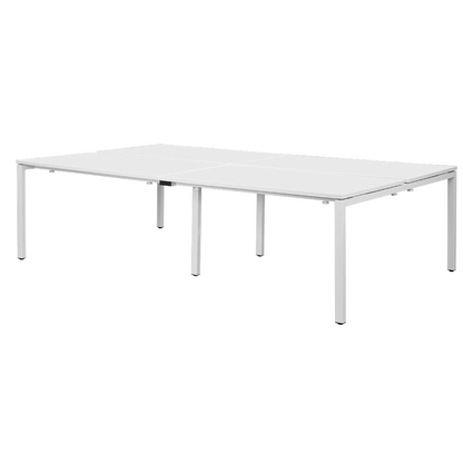 Artikelbild 8 für PAPERFLOW easyDesk Doppelschreibtisch weiß rechteckig, 4-Fuß-Gestell weiß 280,0 x 166,0 cm, Artikelnummer 527919