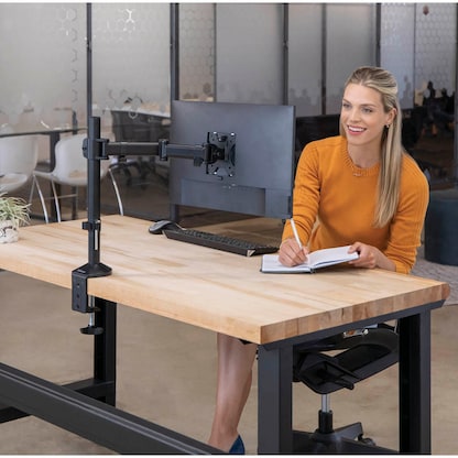 Artikelbild 9 für Fellowes Monitor-Halterung Reflex 8502501 schwarz für 1 Monitor, Tischklemme, Tischbohrung, Artikelnummer 191637