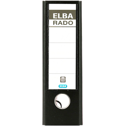 Artikelbild 4 für ELBA A5 Hochformat Ordner schwarz Kunststoff 7,5 cm DIN A5 hoch, Artikelnummer 116632