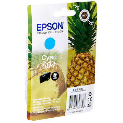 Artikelbild 2 für EPSON 604/T10G24 cyan Druckerpatrone, Artikelnummer 784647