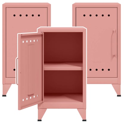 Artikelbild für AKTION: 3 BISLEY Stahlschränke Fern Mini FERMINLH620P3 pastelpink 38,0 x 40,0 x 72,5 cm, aufgebaut, Artikelnummer 145259