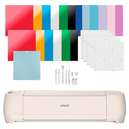 Artikelbild 2 für cricut™ Explore 4 Essentials Bundle Schneideplotter-Set beige, Artikelnummer 554609