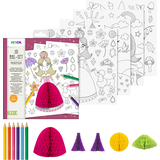 Artikelbild 1 für HEYDA 3D Prinzessin Malset farbsortiert, 1 St., Artikelnummer 689659