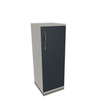 Artikelbild 1 für fm Aktenschrank Sidney, 4260429763672 weiß, lavagrau 2 Fachböden 40,0 x 44,2 x 113,3 cm, Artikelnummer 410607