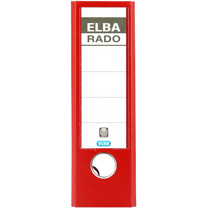 Artikelbild 4 für ELBA A5 Hochformat Ordner rot Kunststoff 7,5 cm DIN A5 hoch, Artikelnummer 116640