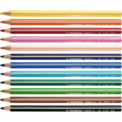 Artikelbild 2 für STABILO GREENtrio Buntstifte farbsortiert, 12 St., Artikelnummer 708121