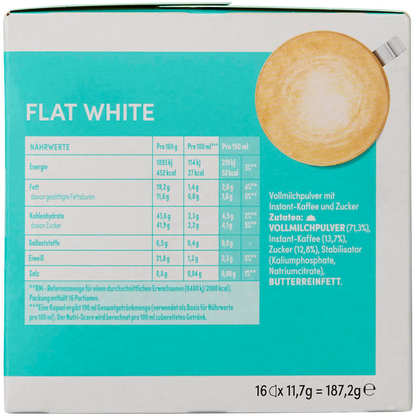 Artikelbild 6 für NESCAFÉ DOLCE GUSTO® Flat White Velvety & Smooth Kaffeekapseln, mild, 16 Portionen, Artikelnummer 612863