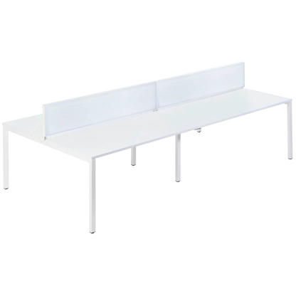 Artikelbild 4 für PAPERFLOW Tischtrennwand, weiß 140,0 x 33,0 cm, 1 St., Artikelnummer 539306