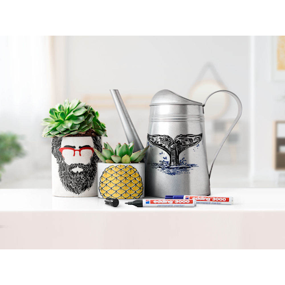 Artikelbild 7 für AKTION: edding 3000 Permanentmarker grün 1,5 - 3,0 mm, 10 St., Artikelnummer 103150