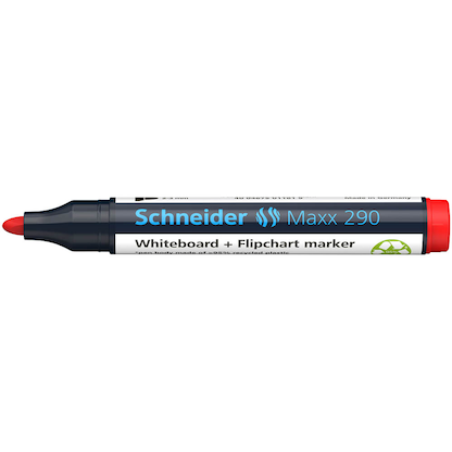 Artikelbild 5 für Schneider Maxx 290 Whiteboard- und Flipchart-Marker rot 2,0 - 3,0 mm, 1 St., Artikelnummer 435879