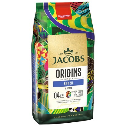 Artikelbild 2 für JACOBS Origins Brazil Kaffeebohnen mild, 1,0 kg, Artikelnummer 513356