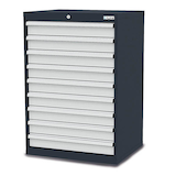 Artikelbild 1 für Simplaflex® Systemeinrichter C-Line Schubladenschrank anthrazit 9 Schubladen 70,0 x 57,5 x 102,0 cm, Artikelnummer 683689
