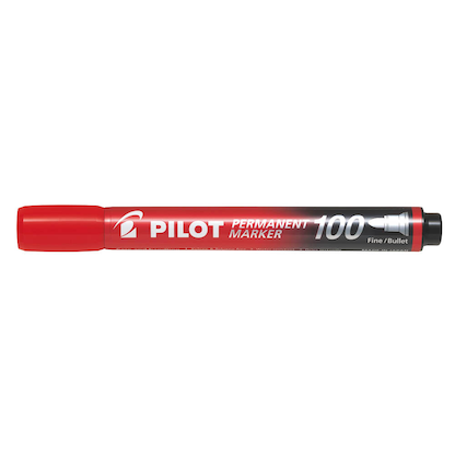 Artikelbild 4 für PILOT 100 Permanentmarker farbsortiert 1,0 mm, 4 St., Artikelnummer 363080