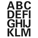 Artikelbild 1 für HERMA Klebebuchstaben 4167 Buchstaben A-Z, schwarz 25,0 x 25,0 mm, 30 Etiketten, Artikelnummer 894853