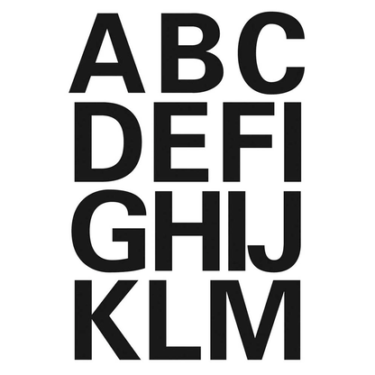 Artikelbild für HERMA Klebebuchstaben 4167 Buchstaben A-Z, schwarz 25,0 x 25,0 mm, 30 Etiketten, Artikelnummer 894853