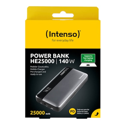 Artikelbild 8 für Intenso HE25000 Powerbank 25.000 mAh schwarz, Artikelnummer 518437
