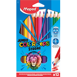 Artikelbild 1 für maped COLOR'PEPS STRONG Jumbo Buntstifte farbsortiert, 12 St., Artikelnummer 303311