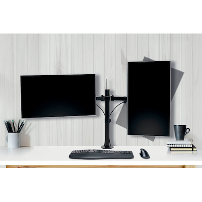Artikelbild 3 für Kensington Monitor-Halterung SmartFit Ergo Dual K55409WW schwarz für 2 Monitore, Tischklemme, Tischbohrung, Artikelnummer 294514