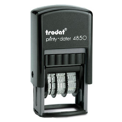 Artikelbild 2 für trodat Datumstempel mit Text 