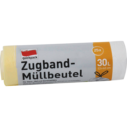 Artikelbild 3 für quickpack Müllbeutel 30,0 l gelb, 25 St., Artikelnummer 148979