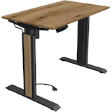 Artikelbild 1 für Kerkmann Move 1 advance elektrisch höhenverstellbarer Schreibtisch eiche rechteckig, T-Fuß-Gestell grau 100,0 x 60,0 cm, Artikelnummer 265817