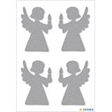 Artikelbild 1 für HERMA Aufkleber 15249 Engel, silber, 4 Etiketten, Artikelnummer 966887