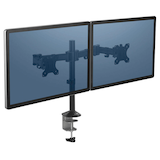 Artikelbild 1 für Fellowes Monitor-Halterung Reflex 8502601 schwarz für 2 Monitore, Tischklemme, Tischbohrung, Artikelnummer 191641