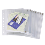 Artikelbild 1 für 10 FolderSys Dokumententaschen 19x30,5 cm glasklar glatt 0,15 mm, Artikelnummer 918169