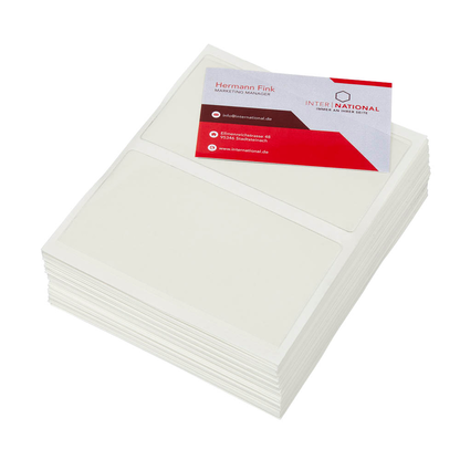 Artikelbild 4 für Probeco Visitenkartentaschen selbstklebend glasklar, für 1 Visitenkarte, 100 St., Artikelnummer 432229