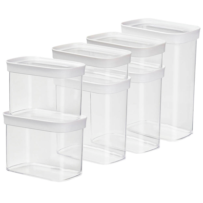 Artikelbild für emsa Vorratsdosen-Set OPTIMA transparent 0,45 / 1,0 / 1,6 / 2,2 l, 1 Set, Artikelnummer 477329