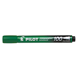 Artikelbild 1 für PILOT 100 Permanentmarker grün 1,0 mm, 1 St., Artikelnummer 363061