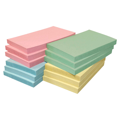 Artikelbild 22 für inFO Recycling Haftnotizen 5655-88BOX farbsortiert, 12 Blöcke, Artikelnummer 883393