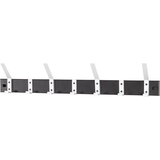 Artikelbild 1 für HAKU Möbel Wandgarderobe 19593 schwarz Metall 11 Haken 70,0 x 14,0 cm, Artikelnummer 136842