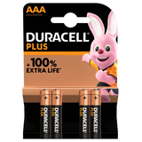 Artikelbild 1 für 4 DURACELL Batterien PLUS Micro AAA 1,5 V, Artikelnummer 561664