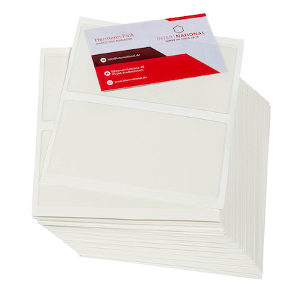 Artikelbild 5 für Probeco Visitenkartentaschen selbstklebend glasklar, für 1 Visitenkarte, 100 St., Artikelnummer 432229