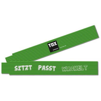 Artikelbild für TOX Meterstab SITZT PASST WACKELT Holz 200,0 cm, Artikelnummer 560217