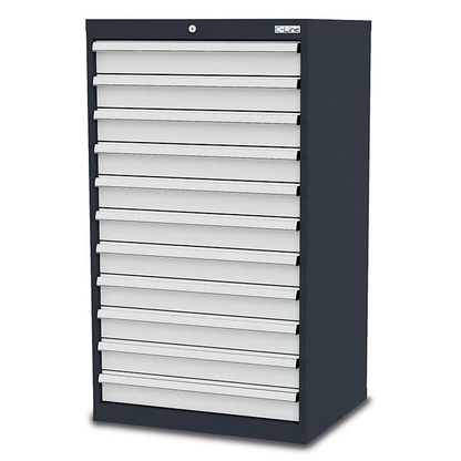 Artikelbild 9 für Simplaflex® Systemeinrichter C-Line Schubladenschrank anthrazit 11 Schubladen 70,0 x 57,5 x 122,0 cm, Artikelnummer 683676