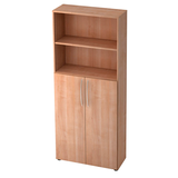 Artikelbild 1 für HAMMERBACHER Regalschrank 4770, V4770/N/N/BM nussbaum 80,0 x 34,6 x 188,0 cm, Artikelnummer 866487