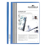 Artikelbild 1 für 25 DURABLE Präsentationshefter DURAPLUS blau DIN A4 überbreit, Artikelnummer 137091