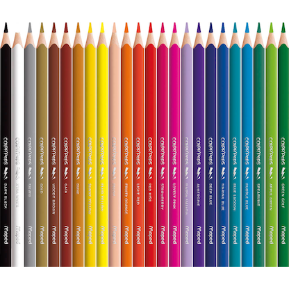 Artikelbild 2 für maped COLOR'PEPS STRONG Buntstifte farbsortiert, 24 St., Artikelnummer 303162